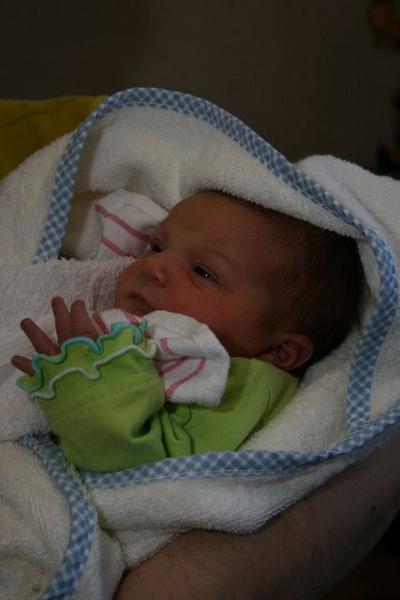 Het pas geboren kindje :) Shania