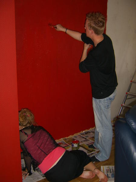 me vent aan het werk